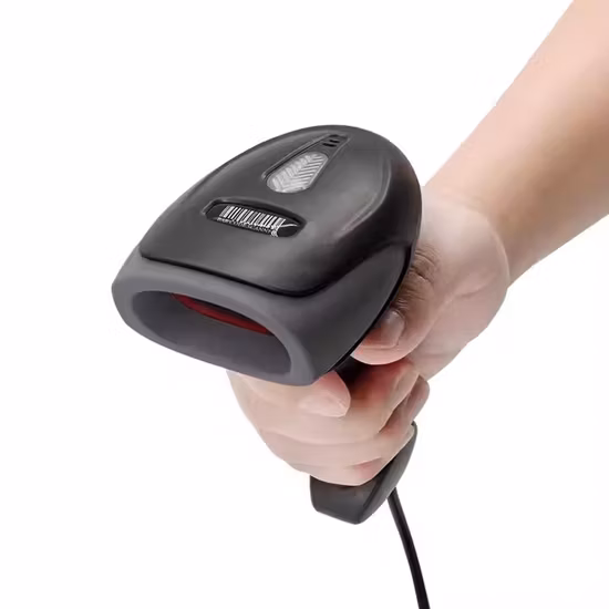 Scanner de codes-barres portatif automatique 1d 2D, approvisionnement d'usine, pour la vente au détail